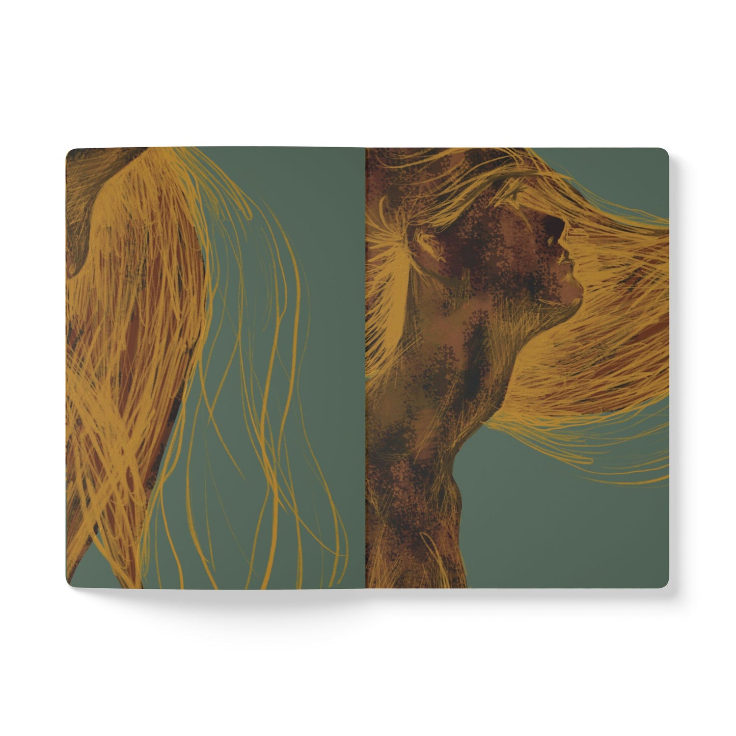 Blown Away Softcover Journal (with Inside Prints)