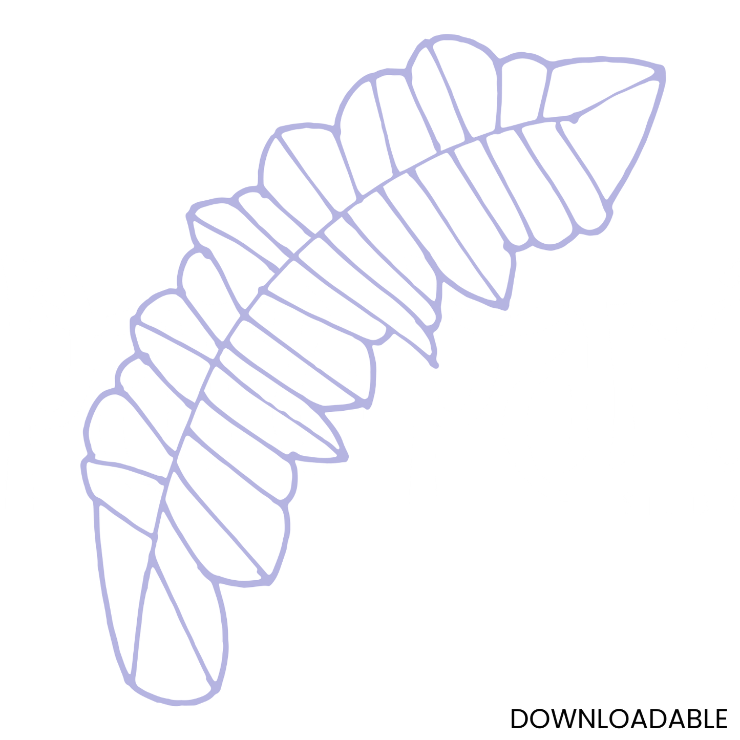 Leafy Bend – Intricate Stencil & Engraving File