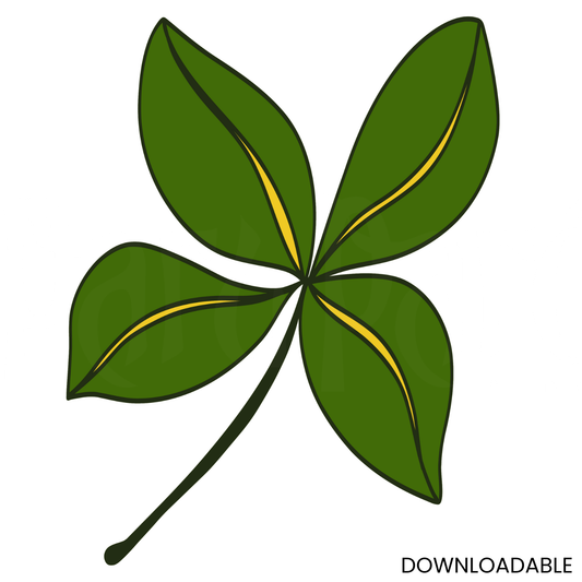 Lucky Clover Leaf SVG | Versatile Digital Cutting File