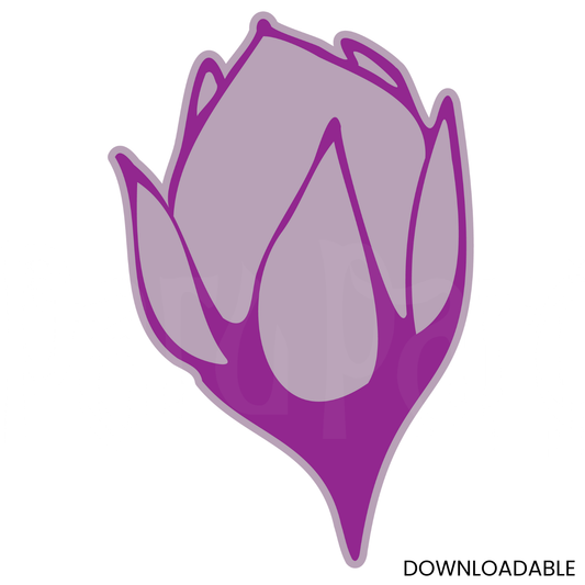 Elegant Bloom Bud SVG – Versatile Digital Crafting File