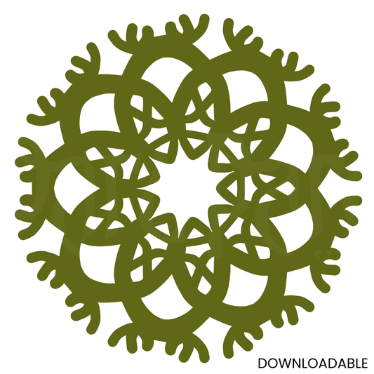 Ornate Mandala SVG | Nature-Inspired Craft File