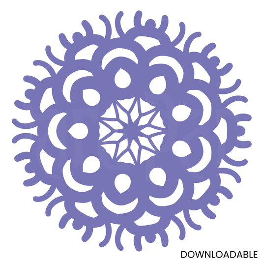 Ethereal Mandala Cut File | Unique Stencil for Art & Decor