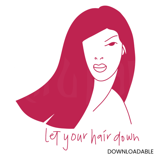 Stylish Woman Outline – Laser Engraving & Sublimation Design