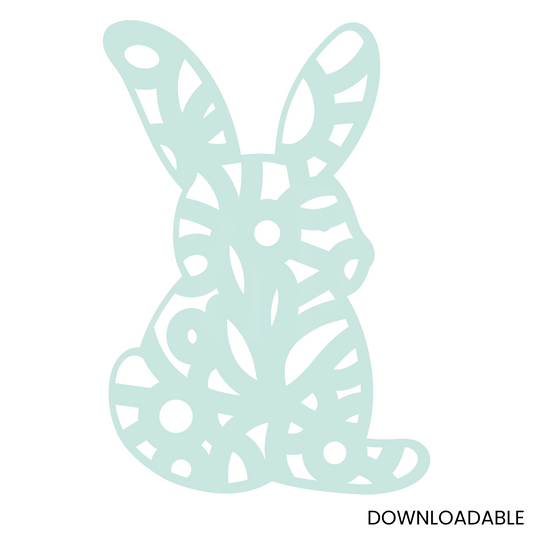 Bunny Tail Silhouette – SVG for Vinyl & Fabric Projects