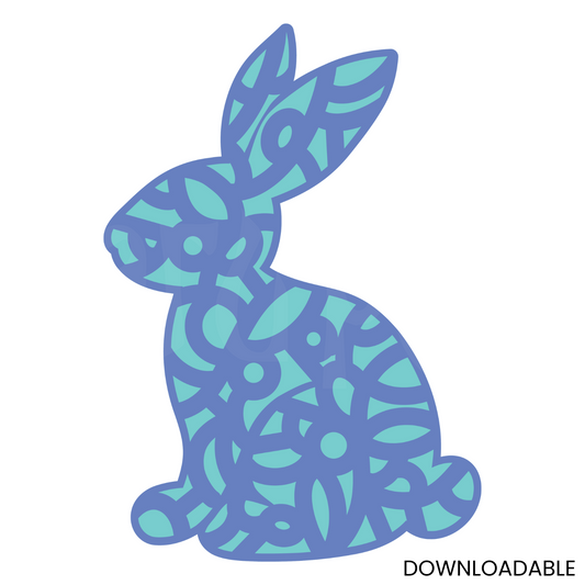 Two-Layer Bunny SVG | Easter & Spring Cutting File