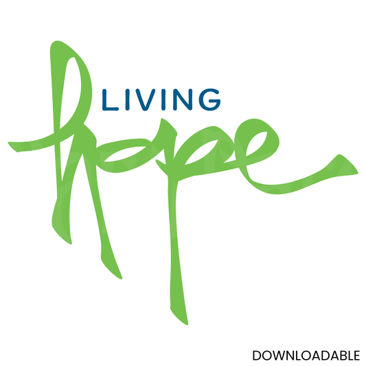 Living Hope Calligraphy SVG | DIY Faith Project