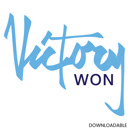 Victory Won SVG | Inspirational Christian Cut File