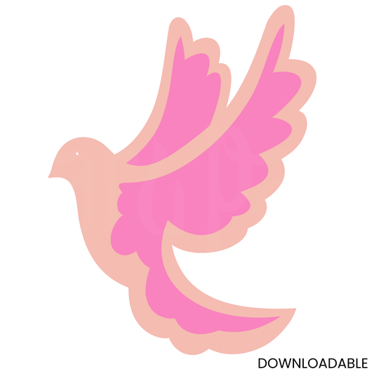 Soaring Dove Design – Printable & Cuttable Digital File