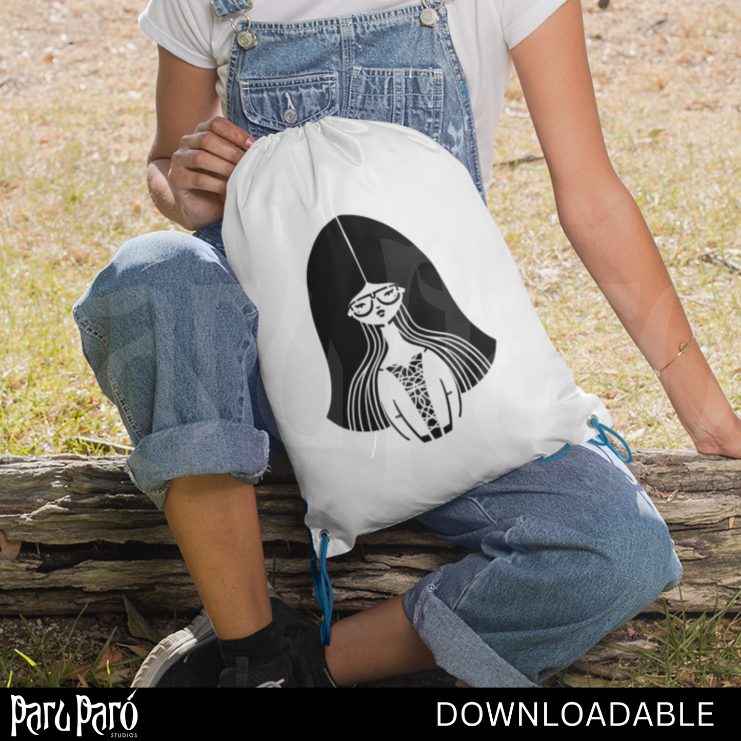 Beautiful Black Woman Female Silhouette PNG Sublimation Digital Wall Art