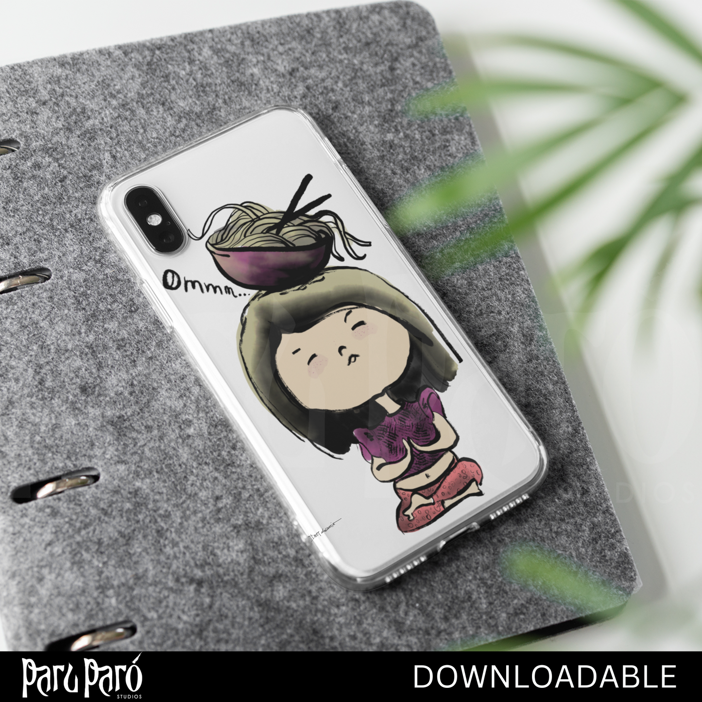 DIY Noodle Yoga Girl PNG Sublimation Digital Wall Art