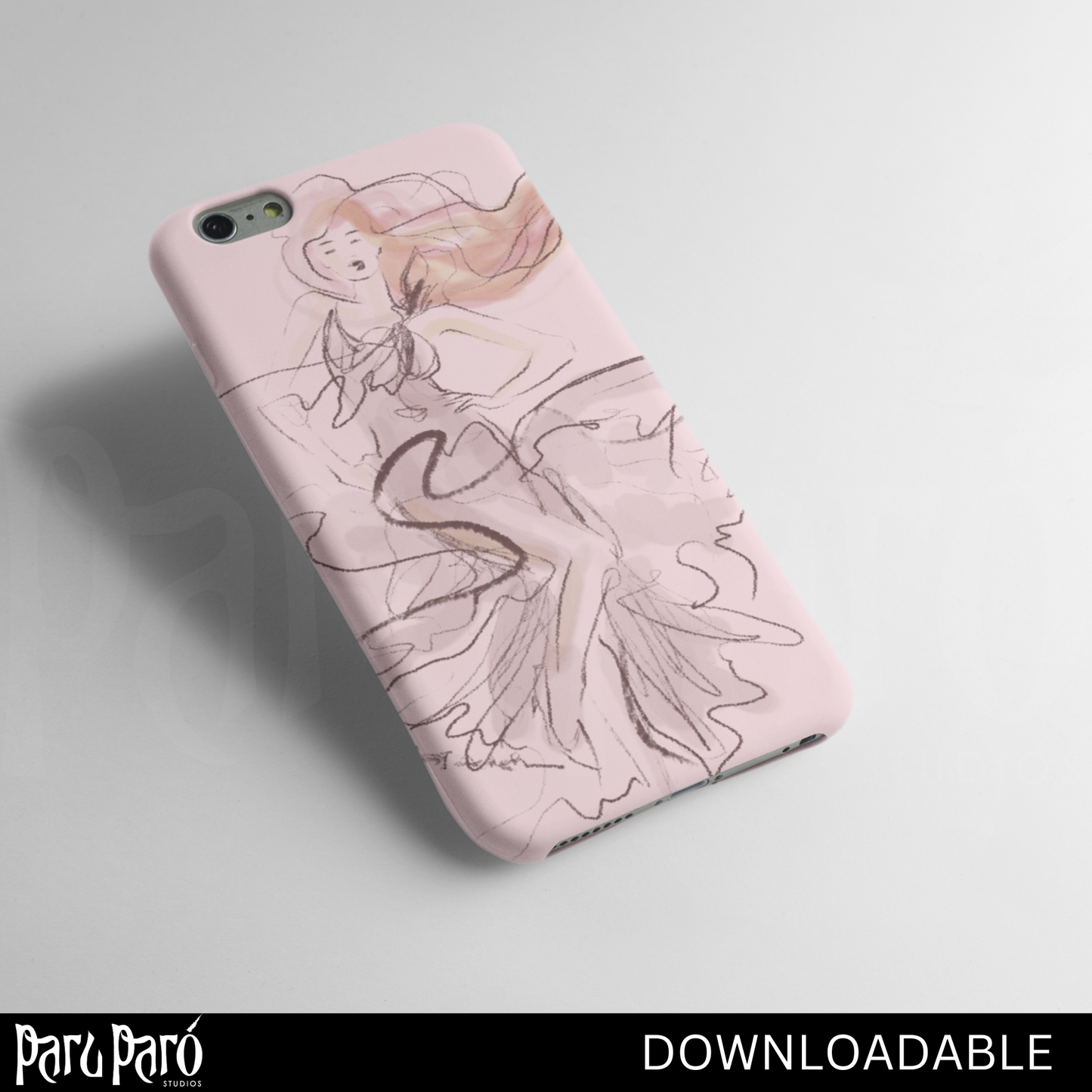 Flamenco Dancer Female Ballerina PNG Sublimation Digital Wall Art