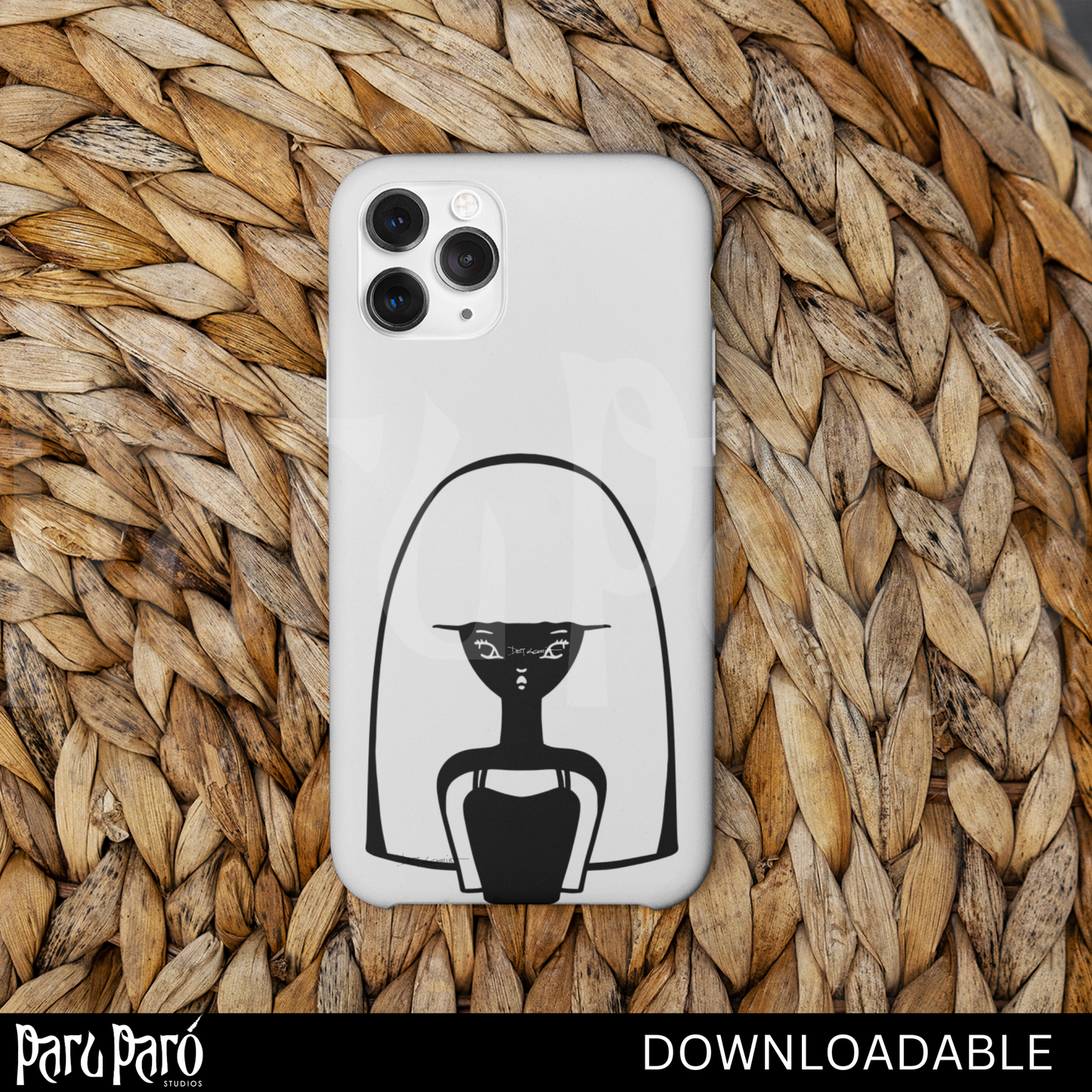 Long Hair Beautiful Woman Silhouette PNG Sublimation Digital Wall Art