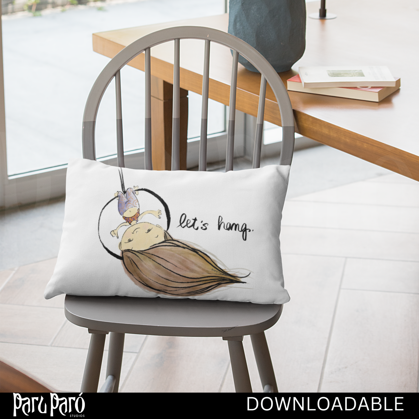 Lyra Girl Aerial Hoop PNG Sublimation Digital Wall Art