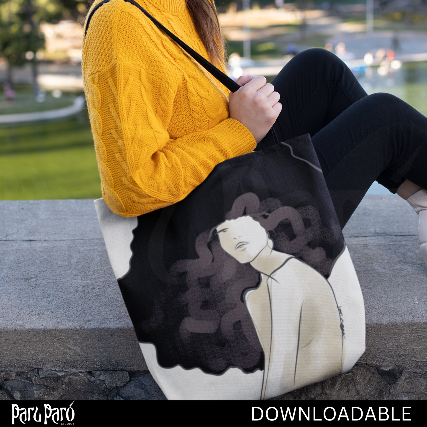 Self Affirmation Woman Face PNG Sublimation Digital Wall Art