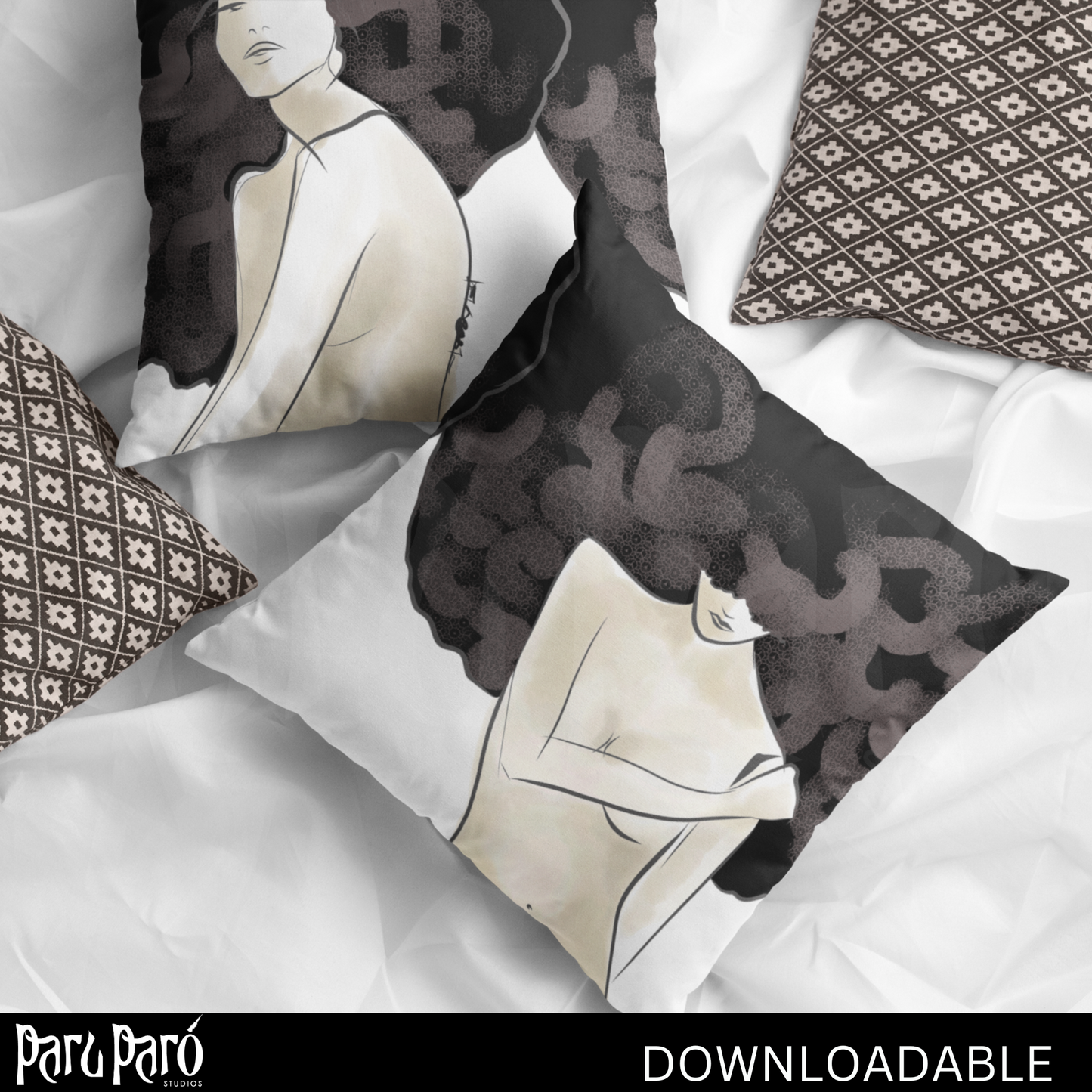 Self Affirmation Woman Face PNG Sublimation Digital Wall Art