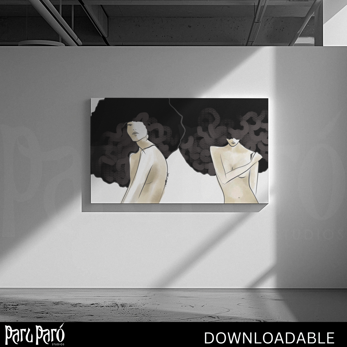 Self Affirmation Woman Face PNG Sublimation Digital Wall Art