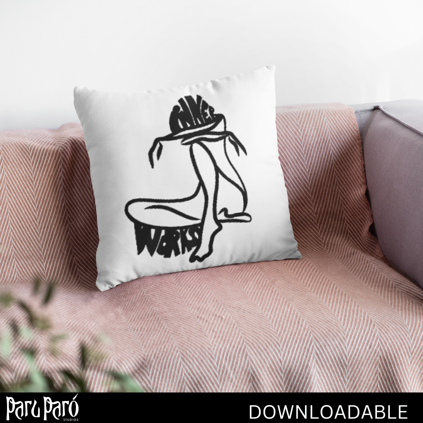 White Ethereal Yoga Woman PNG Sublimation Digital Wall Art