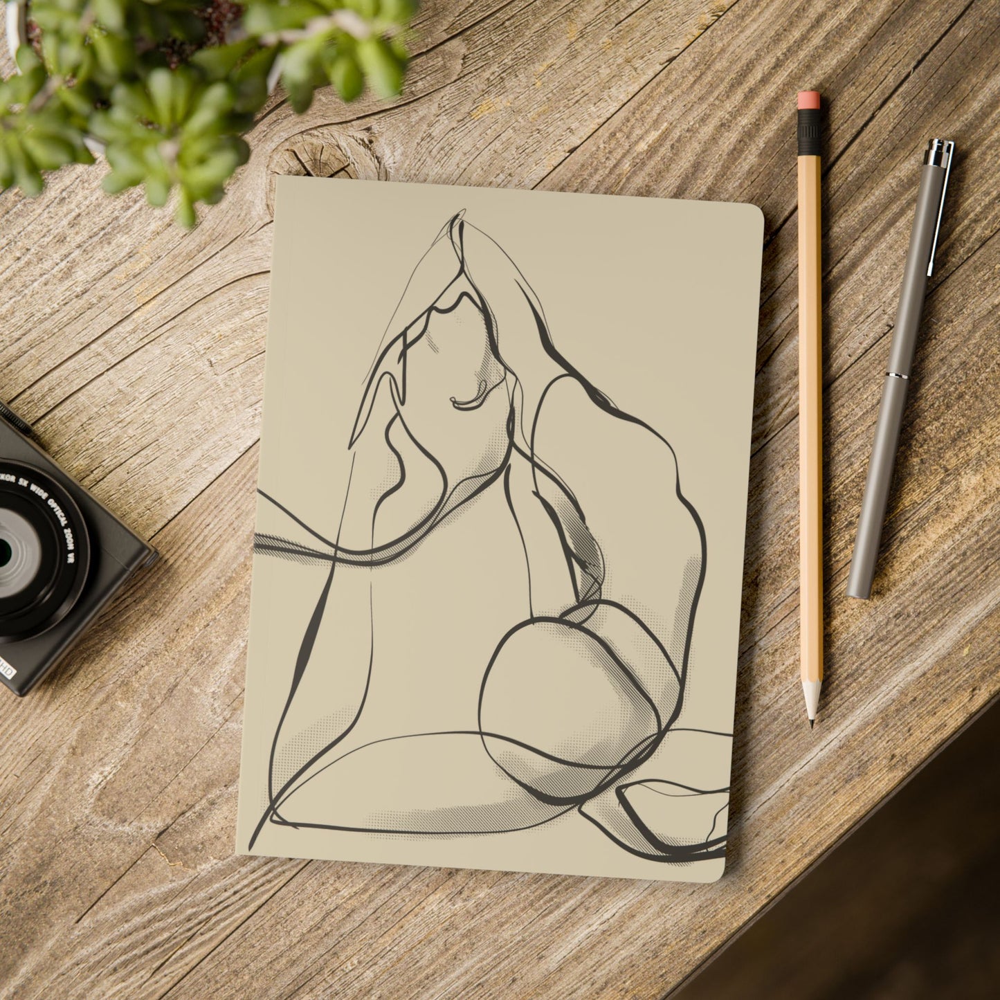 King Pigeon Softcover Journal (with Inside Prints)