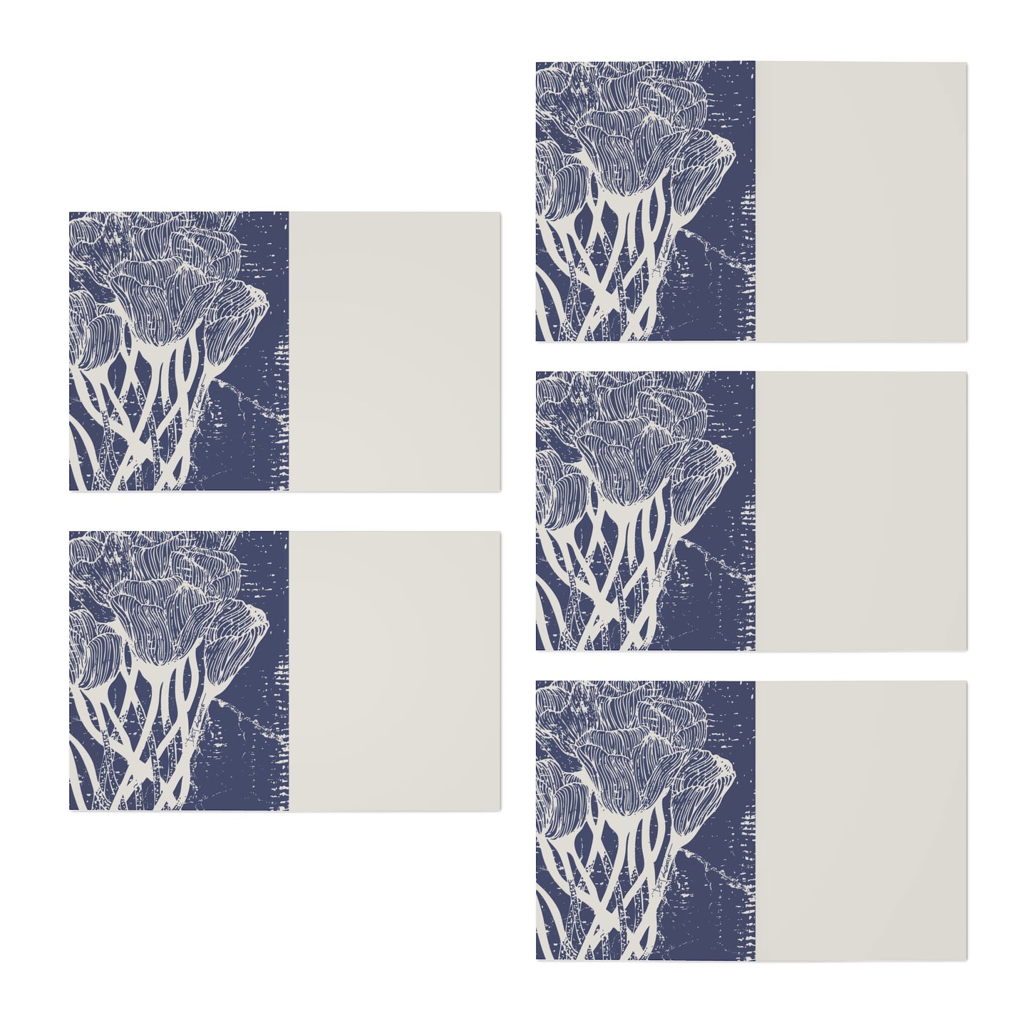 Tulip Drawing Greeting Cards (5-Pack)