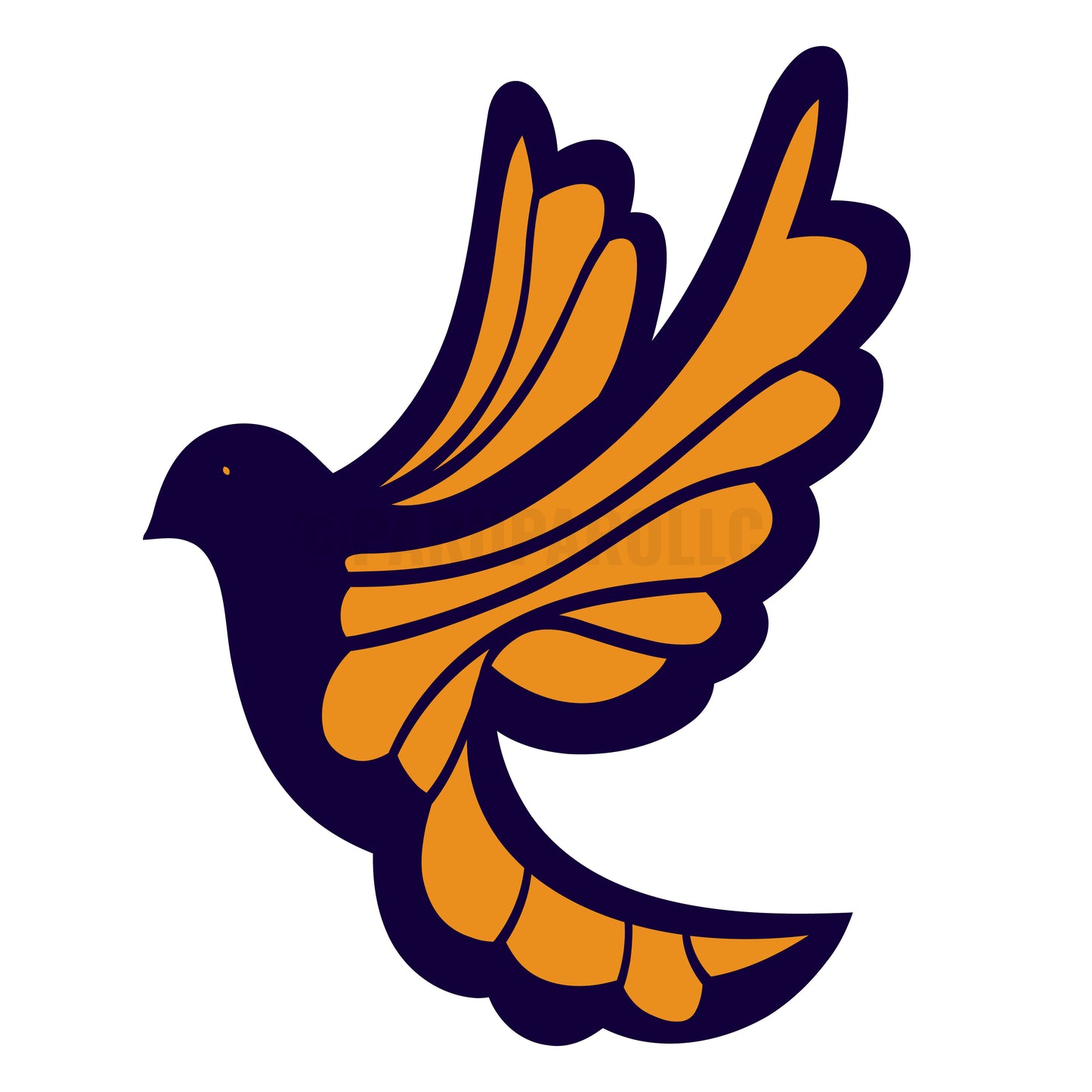 Layered Dove Mask Stencil – Digital SVG Cut File for Cricut & Laser