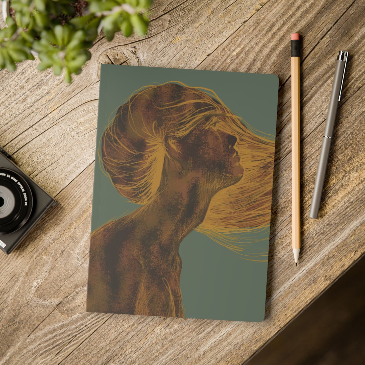 Blown Away Softcover Journal (with Inside Prints)
