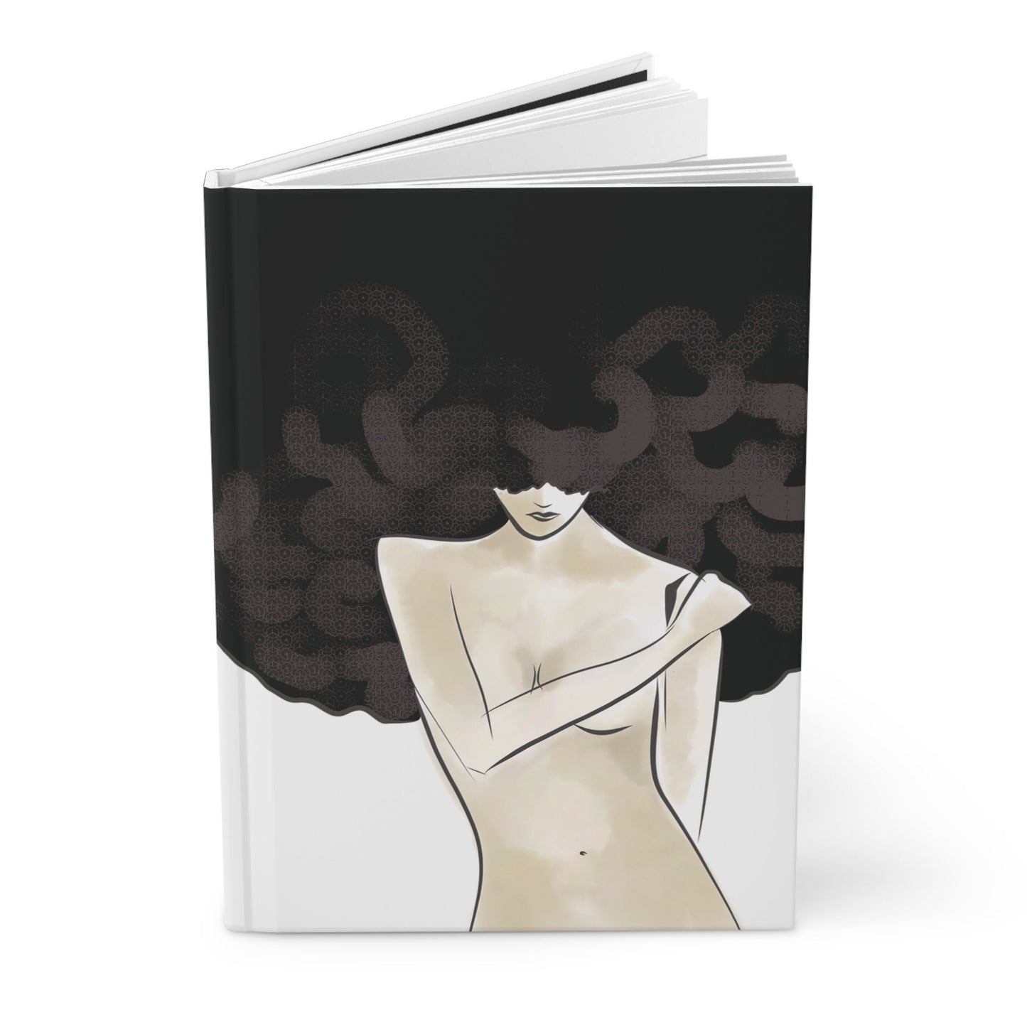 Fashion Illustration Matte Hardcover Journal